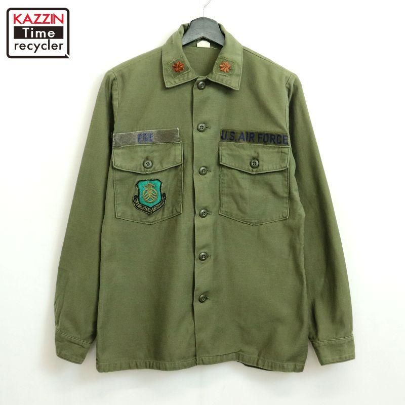 80s USA製 vintage U.S.ARMY ユーティリティ ミリタリーシャツ