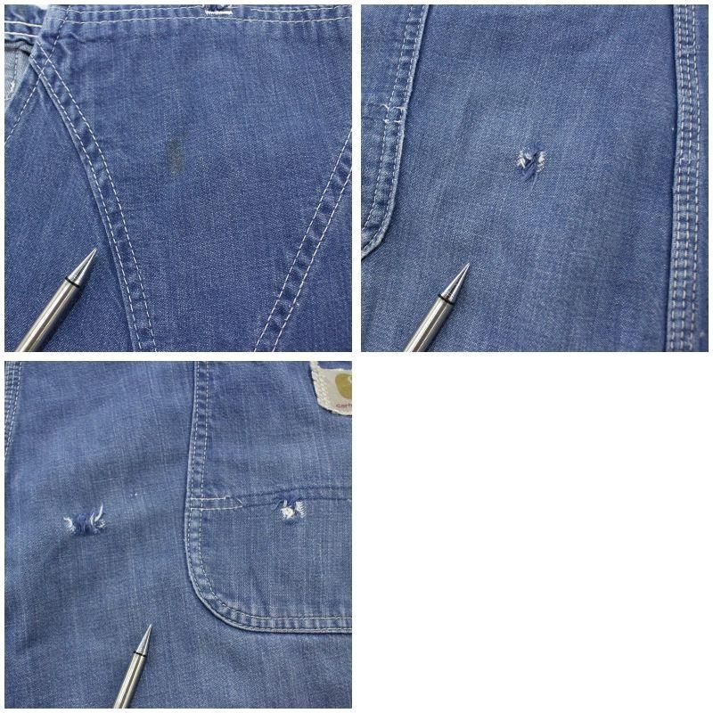 値下げSALE！！正規品carhartt WIP デニムオーバーオール　ほぼ新品 Carhartt WIP オーバーオール サロペット デニムオーバーオール