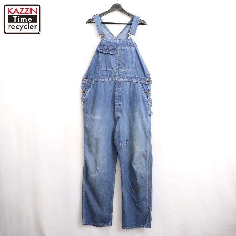 80s USA製 vintage Lee コーデュロイ オーバーオール メンズ S~M