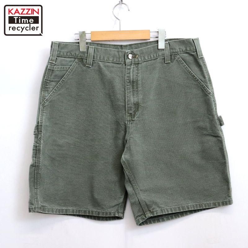 00s USA製 Carhartt ダブルニー ペインター ダック ショート
