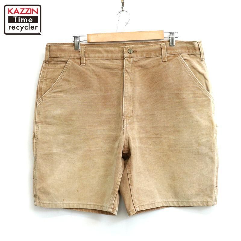 00s USA製 Carhartt ダブルニー ペインター ダック ショート