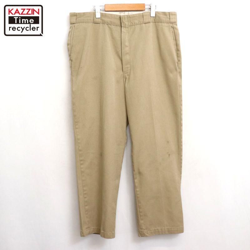 80s USA製 vintage Dickies チビタグ ワークパンツ メンズ 表記