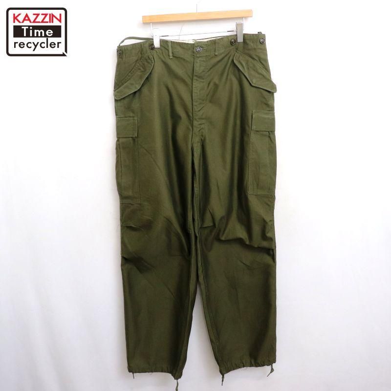 未使用 ☆ goa ☆ ミリタリー ヴィンテージ パンツ カーキ  F アメリカ軍 ヴィンテージ 60s 8405-082-6618 ミリタリー