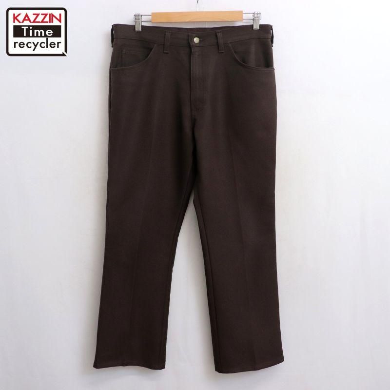 70s 80s unknown スラックス japan vintage ブラウン 34a99c6e284e9e087a4cdc86f230a1