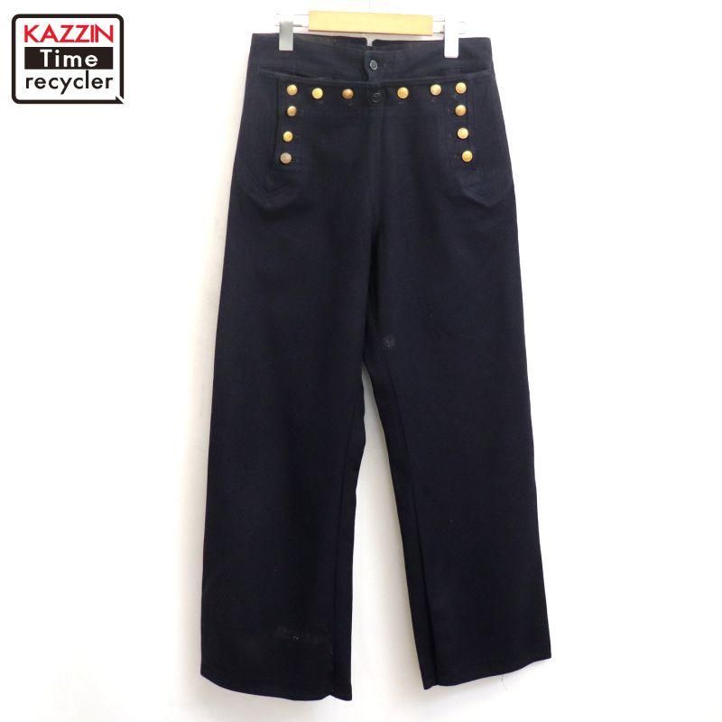 80's アメリカ海軍　デッドストック　フレア　セーラーパンツ　27Lサイズ. 80´s アメリカ海軍 デッドストック フレア セーラーパンツ 27L