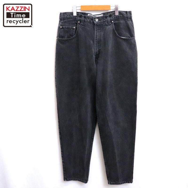 90s USA製 vintage Levi's カットオフ 501 先染め ブラック