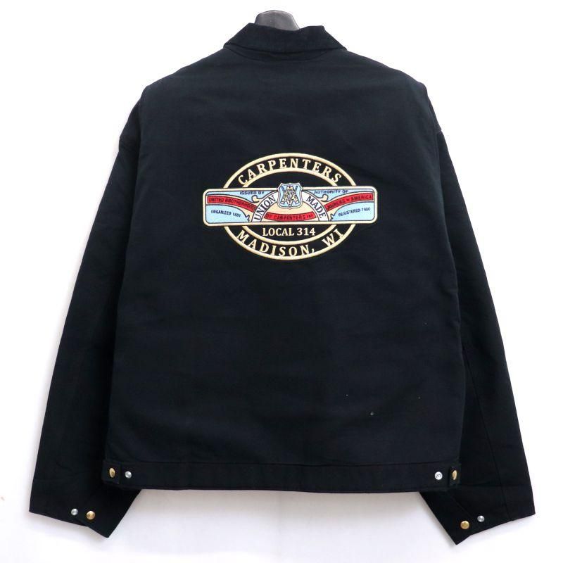 00s USA製 Carhartt BLK 裏地ブランケット デトロイト ダック 00s USA製 Carhartt BLK 裏地ブランケット デトロイト ダック