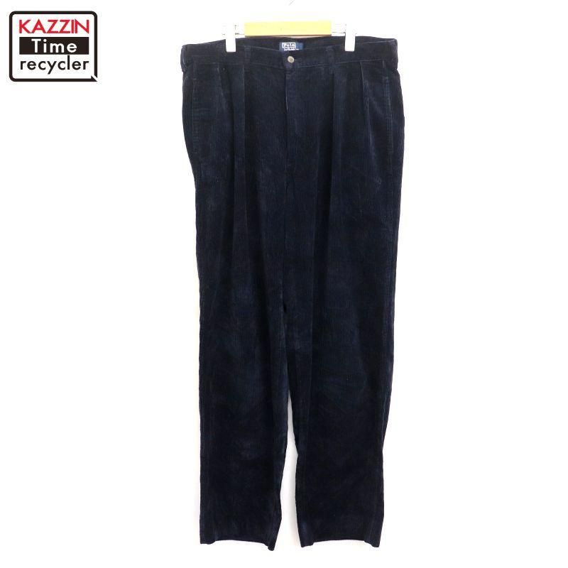 90s vintage PERRY ELLIS ペリーエリス 2タック 太畝