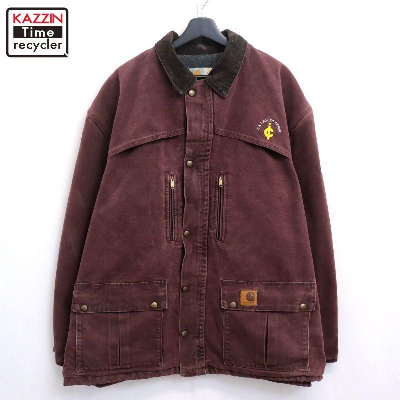 90s USA vintage Carhartt ΢ϥ֥󥱥å å 㥱å  ɽXXL