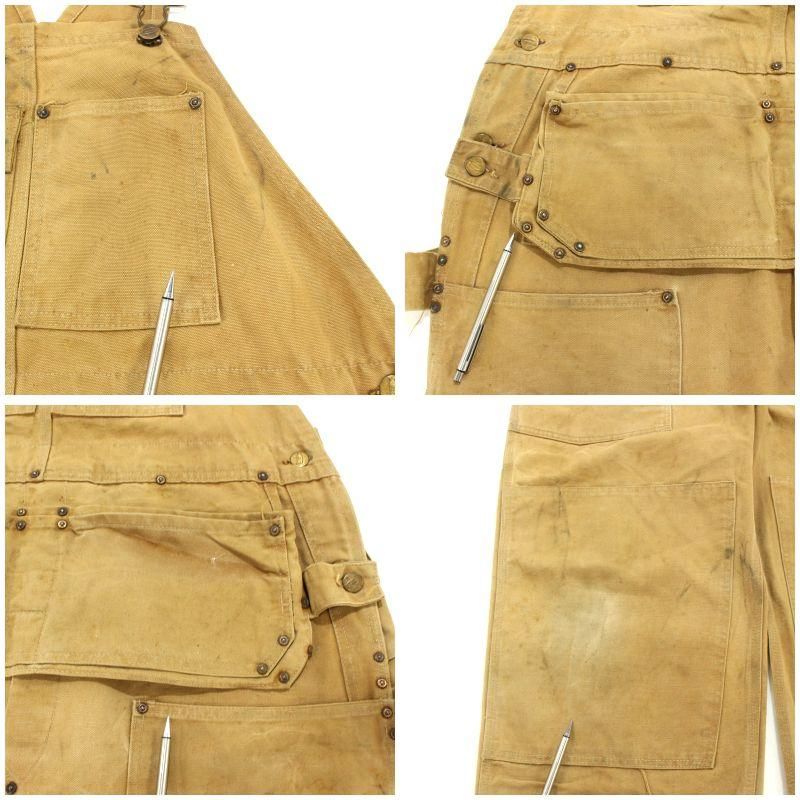 60s vintage Carhartt エプロン付き ダブルニー セパレートポケット