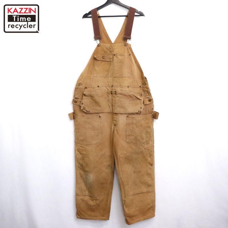 Lee オーバーオール コーデュロイ モカブラウン USA製 70s W34 レディース 古着 70s USA製 Lee コーデュロイ ワーク