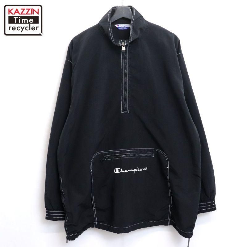 90s vintage Champion ΢ϥå ϡեå ץ륪С ʥ󥸥㥱å  XL ӥå С