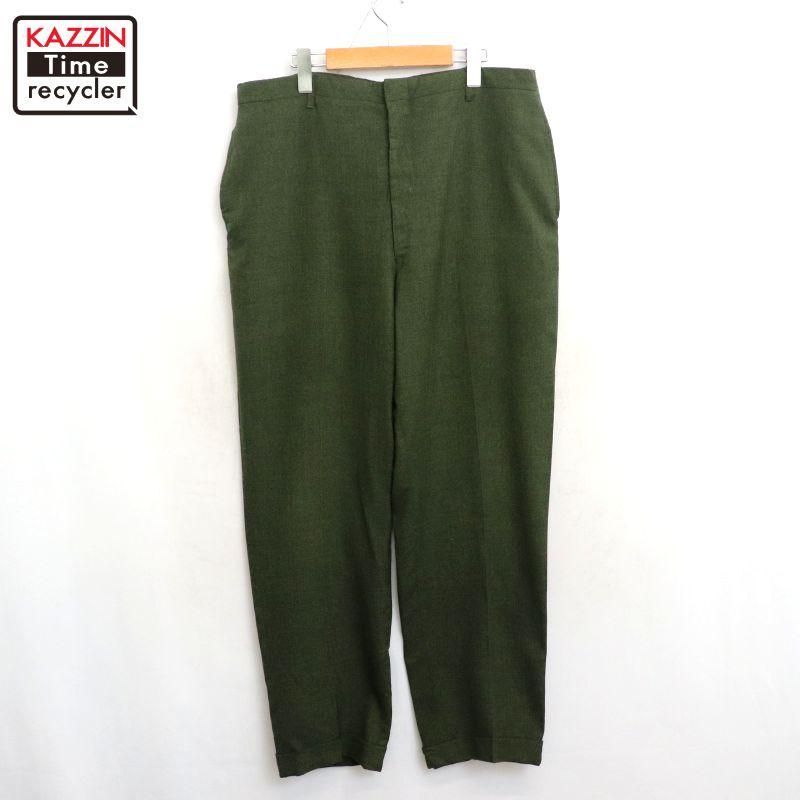 パンツ vintage slacks 80s 古着 80s Levi's Action Slacks ノータック ブラック スラックス