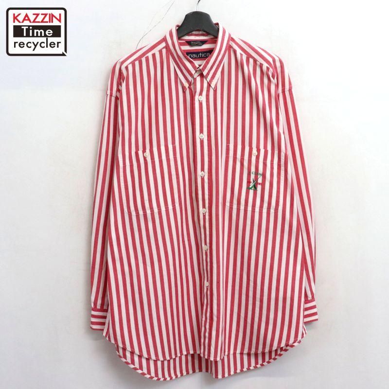 90s vintage NAUTICA ȥ饤 ܥ Ĺµ  ɽL