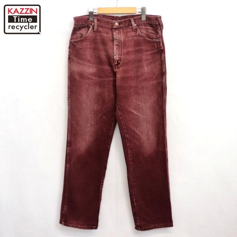90s vintage Wrangler ե 顼 ǥ˥ѥ  XL ӥå С