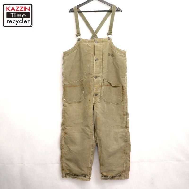 50s vintage Lee ヒッコリー ロングL オーバーオール メンズ XLサイズ