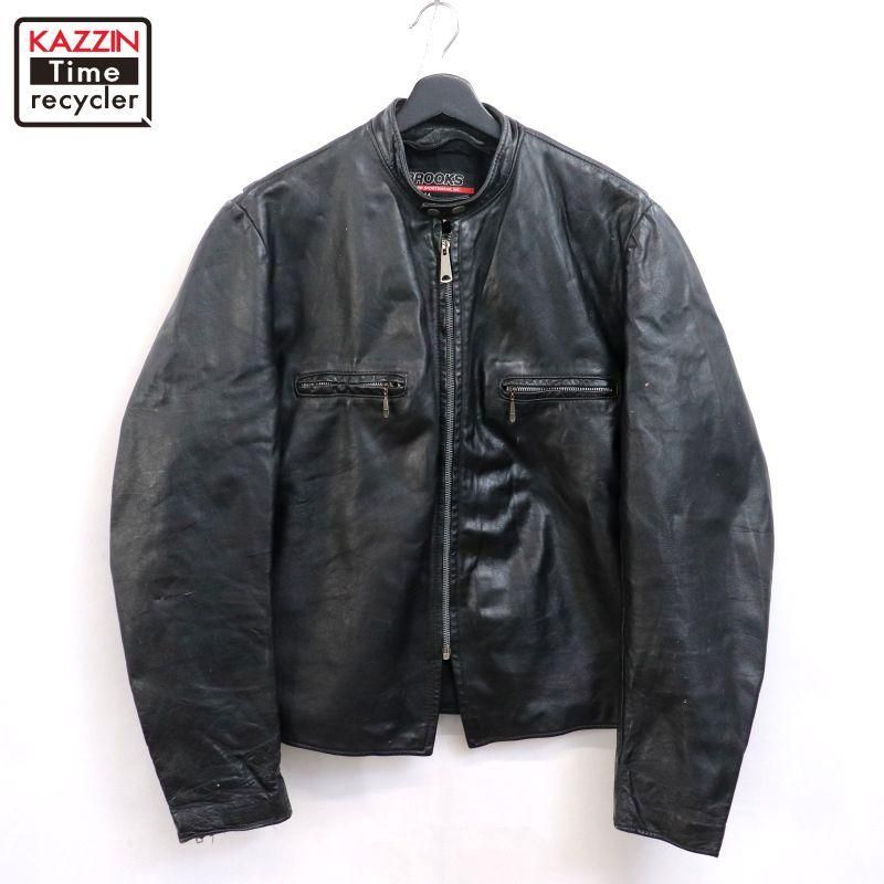 70s USA vintage BROOKS ֥å 󥰥饤 쥶㥱å  XL~ ӥå С