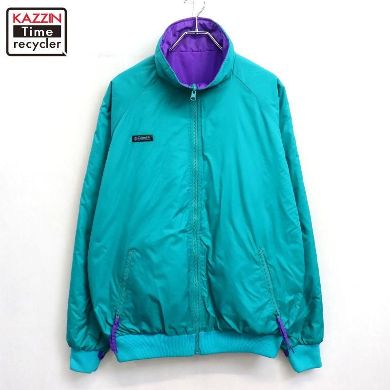 90s vintage Columbia С֥ ѥǥåȥ㥱å  ɽL