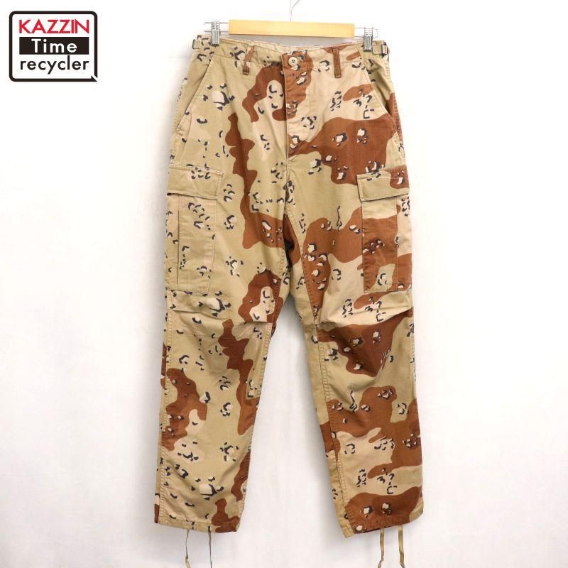 90s US.ARMY GREEN483 カーゴパンツ L-S デッドストック (dead stock) 90's US army BDU camouflage green 483