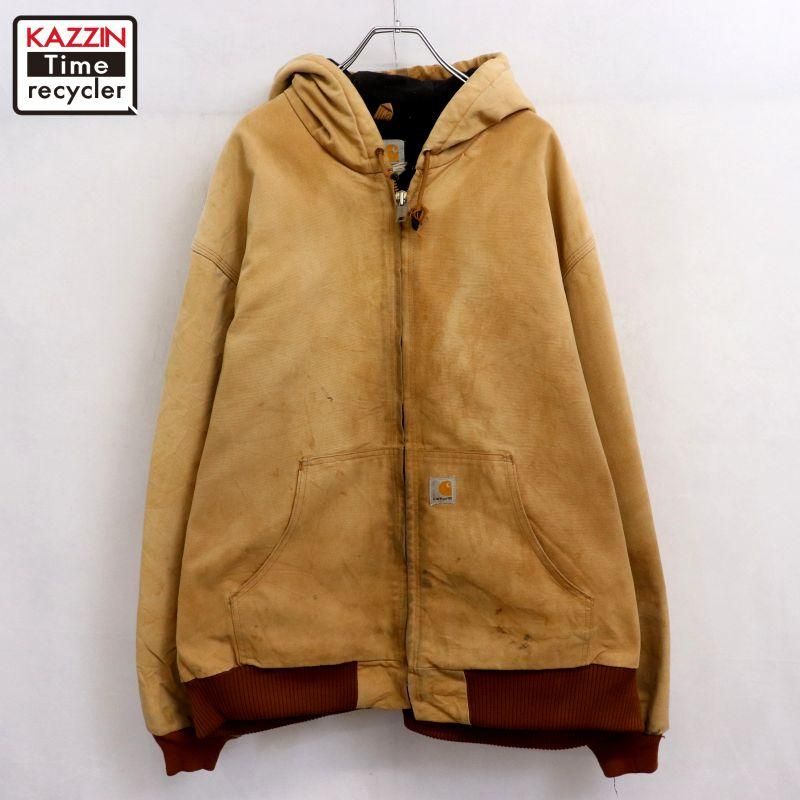 00s Carhartt MOS アクティブパーカー ダック ジャケット メンズ 表記