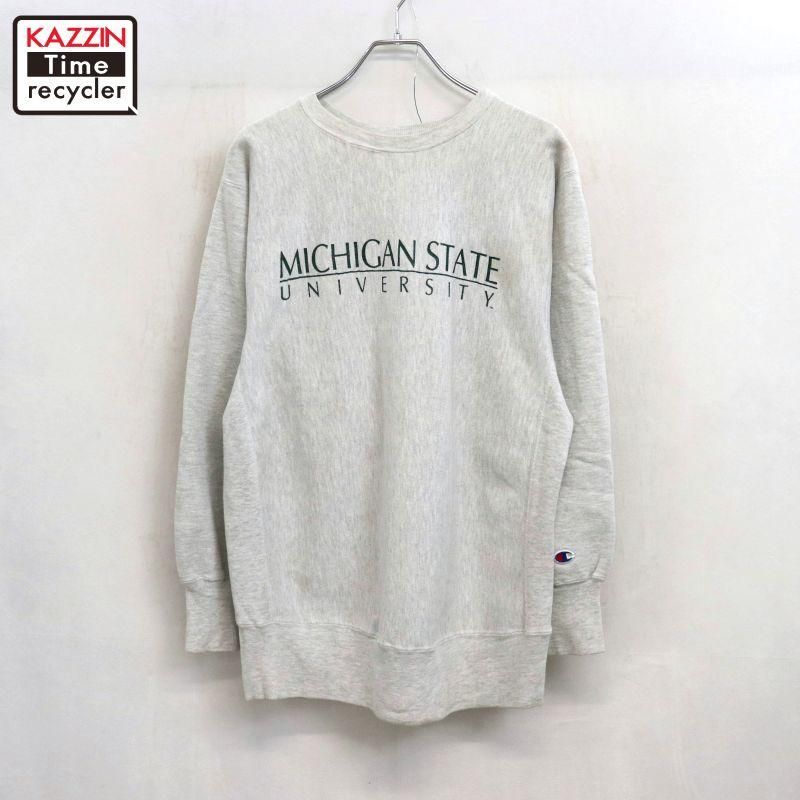 80s USA製 vintage Champion 3段プリント カプセル リバースウィーブ