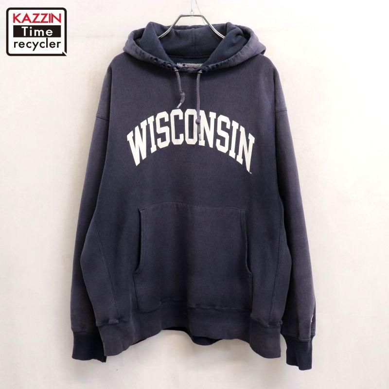 00s Champion WISCONSIN 󥷥 åץ ե С֥åȥѡ  ɽXL
