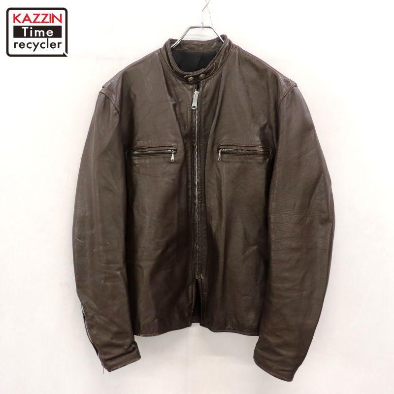 70s vintage クラフトレザー レザージャケット メンズ Sサイズ