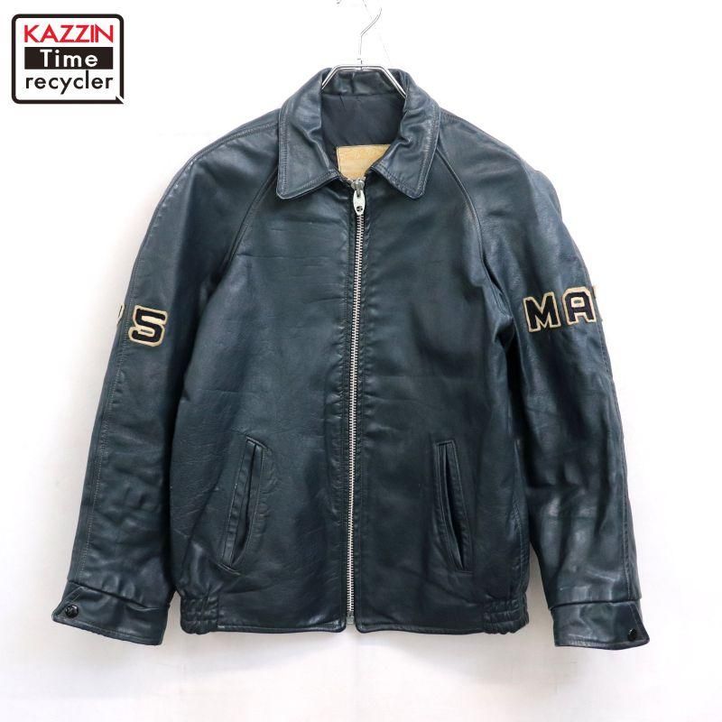 70s レザージャケット ブランケット付き シングル ライダース vintage 70s US BROOKS ブルックス シングル ライダース ジャケット