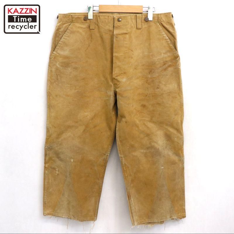 ビンテージ　パンツ 2TYPEビンテージ風ラインフレアデニムパンツ | レディース