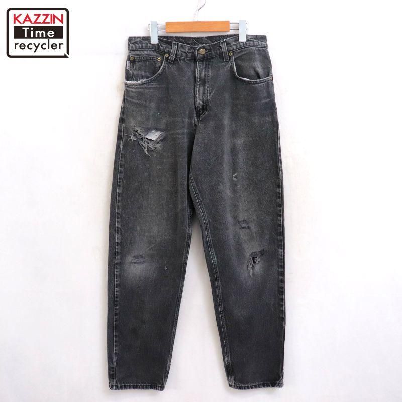 00s Levi's 501 先染めブラック デニムパンツ メンズ 表記W30