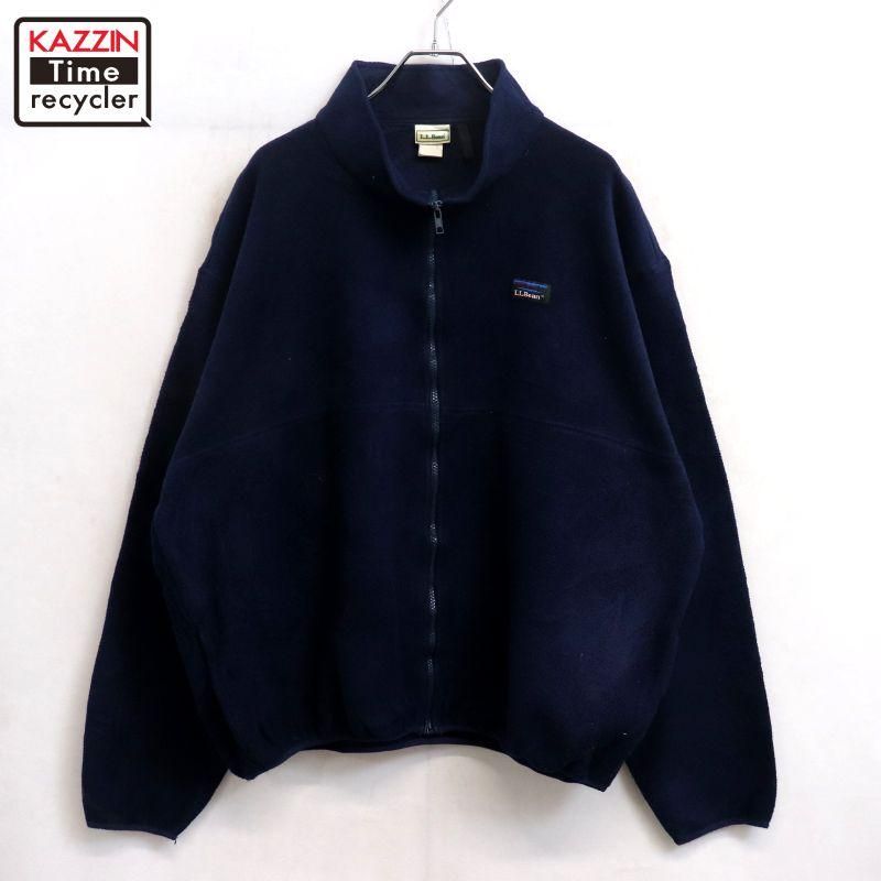 80s vintage L.L.Bean ハーフジップ フード ポーラテック フリース