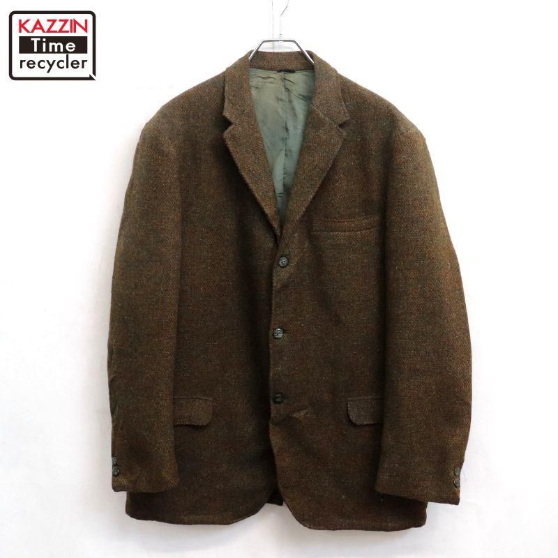 60s vintage HARRIS TWEED  3ĥܥ  ơ顼ɥ㥱å  L