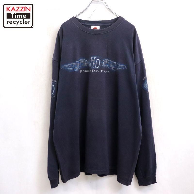 00s USA HARLEY DAVIDSON Hanes µץ  ե쥤 Ĺµԥ  ɽXXL