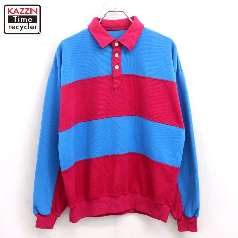 80s vintage ܡ 2ȡ󥫥顼 å ȥ졼ʡ  L