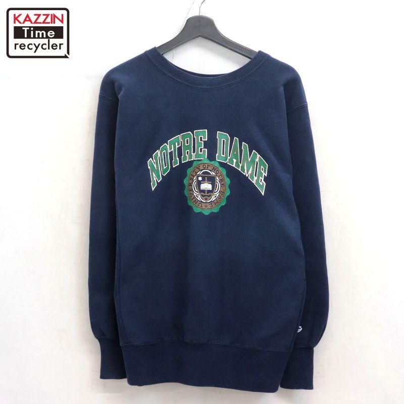 90s USA製 vintage Champion 3段プリント リバースウィーブスウェット