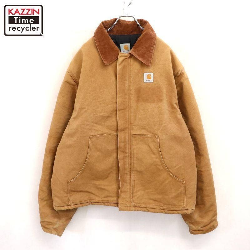 00s USA Carhartt  BRN ȥǥʥ å 㥱å  XL~ ӥå С