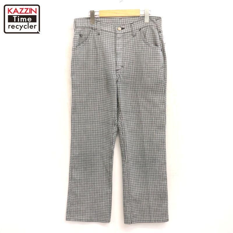 70s USA�� vintage Lee �����å��� �ե쥢 ����å����ѥ�� ��� XL���������� �ӥå������� �����С�������