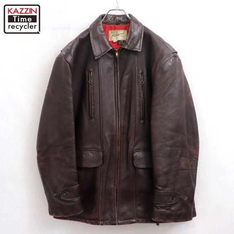 60s vintage HERCULES �ۡ����ϥ��� ���������� �쥶�����㥱�å� ��� XL���������� �ӥå������� �����С�������