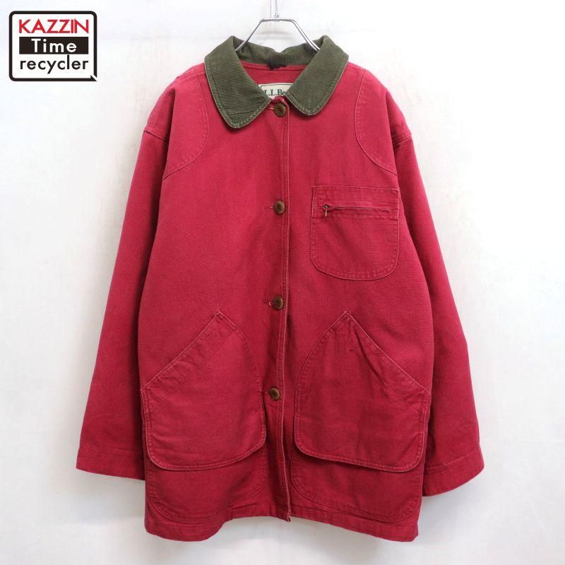 90s vintage L.L.Bean ���å� �ϥ�ƥ��󥰥��㥱�å� ��ǥ����� ɽ��M������