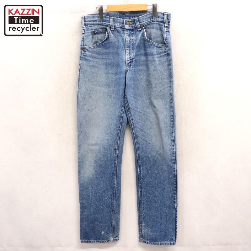 80s USA製 vintage ラスラー RUSTLER ブーツカット デニムパンツ