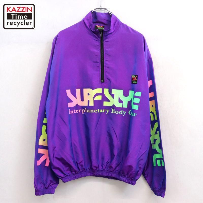 80s vintage SURF STYLE ե 㥤 ա ϡեå ʥ󥸥㥱å  ɽS