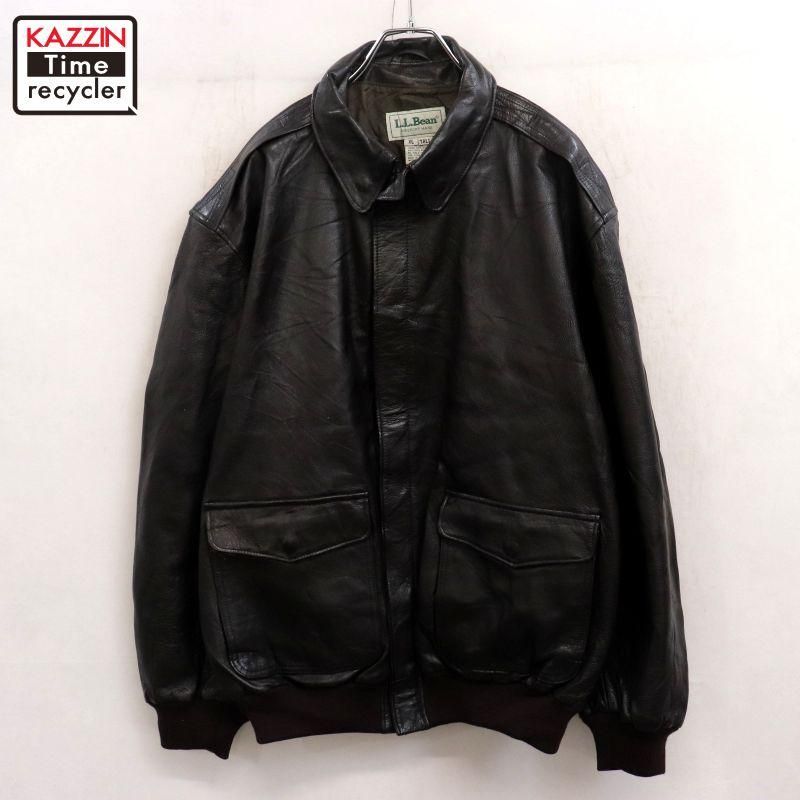 80s vintage L.L.Bean ̵ ߥ꥿꡼ A-2 ե饤 쥶㥱å  ɽXL