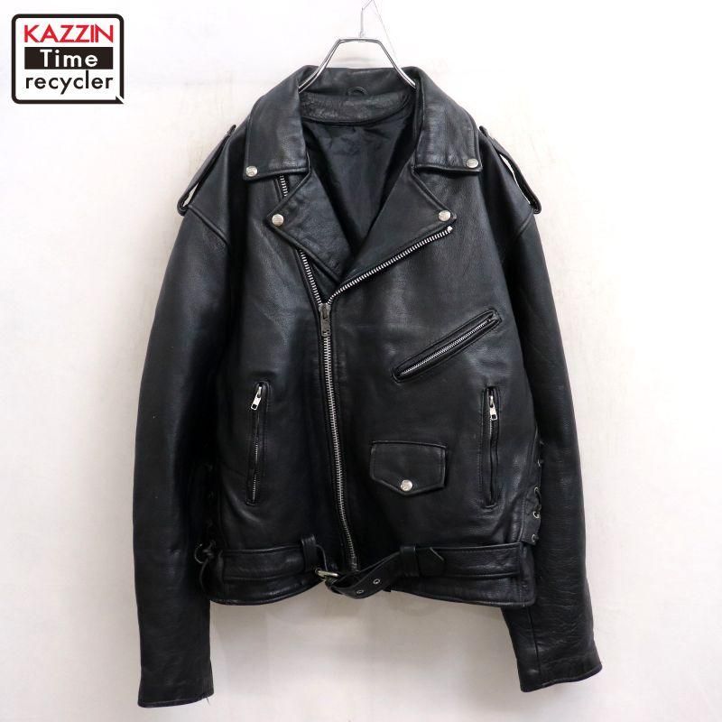 80s vintage Sears ダブルライダース レザージャケット メンズ 表記40