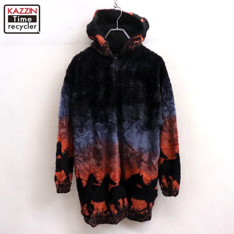 90s USA vintage MAZMANIA ޥޥ˥ ˥ޥ ե꡼㥱å  ɽS