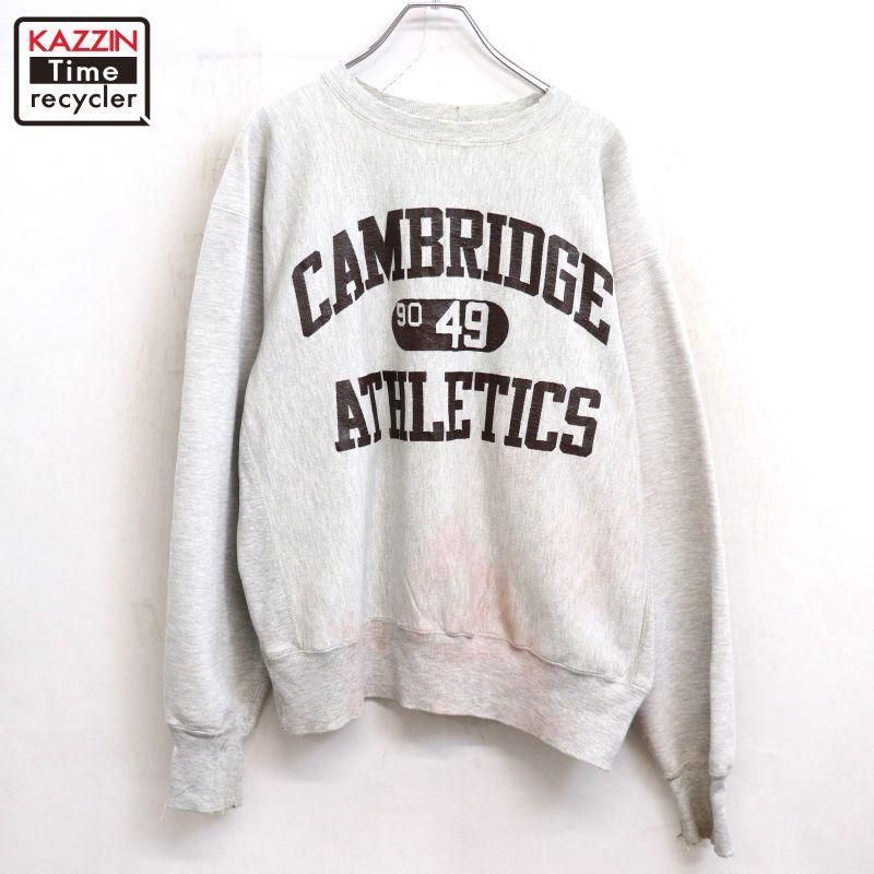 80s vintage Champion CAMBRIDGE å ץ 3ʥץ С֥å  XL ӥå С