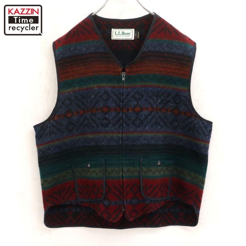 80s USA vintage L.L.Bean ͥƥ ХåХå åץå  ٥  ɽL
