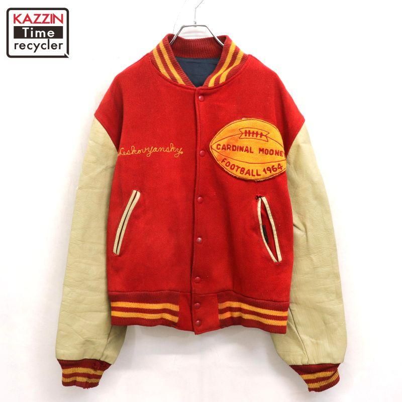 60s vintage ������쥶�� �������󥹥ƥå� ������ ��������� ��� XL���������� �ӥå������� �����С�������