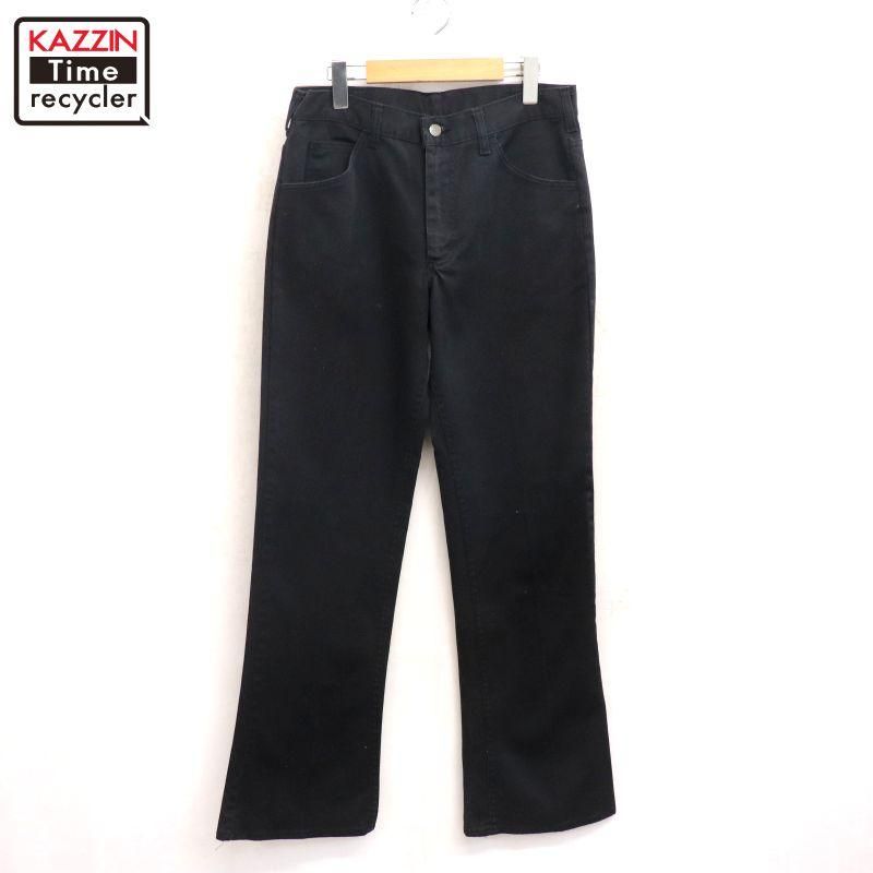 70s USA�� vintage Lee 200 ���ĥ饮 �֡��ĥ��å� �ĥ��� �ѥ�� ��� ɽ��32��33������