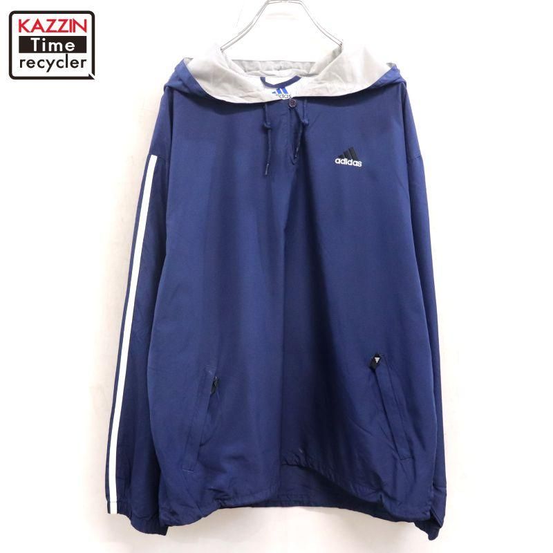 90s vintage adidas �ץ륪���С� �ʥ����󥸥㥱�å� ��� ɽ��L������