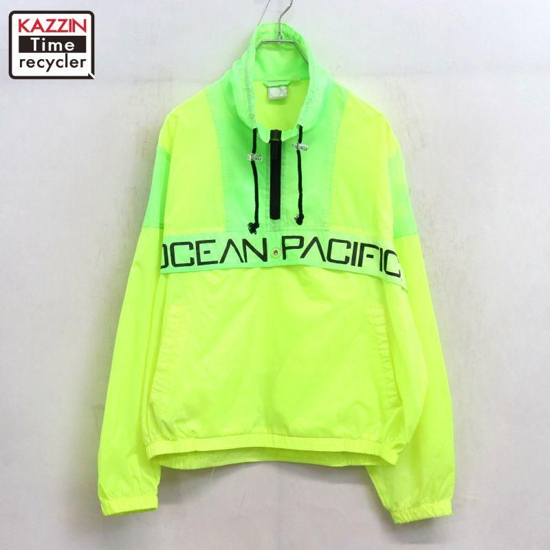 80s vintage oceanpacific �ϡ��ե��å� �ʥ����󥸥㥱�å� ��� ɽ��M������